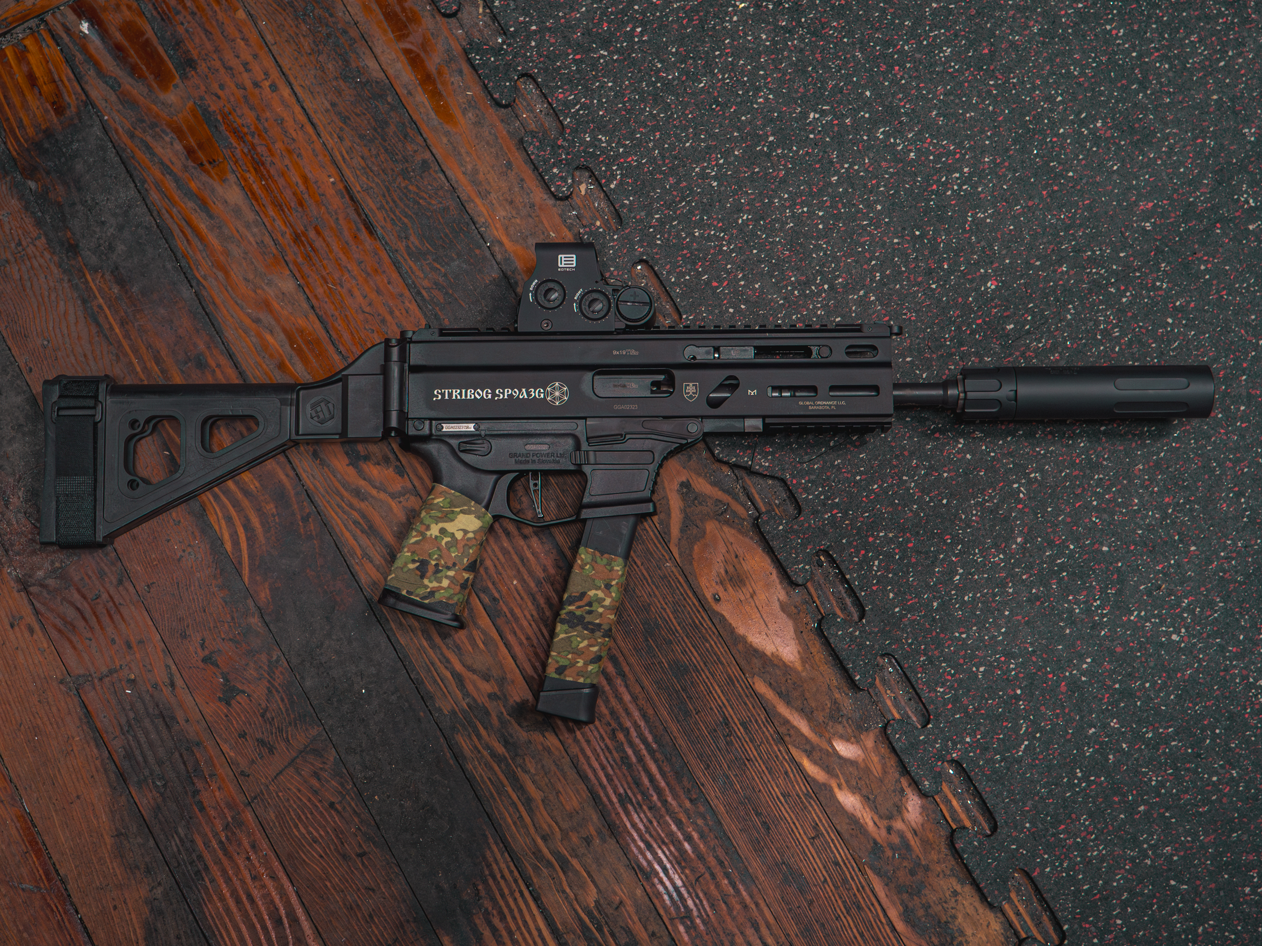 Stribog SP9A3G - Dragoon Mini 9 QD - Brace